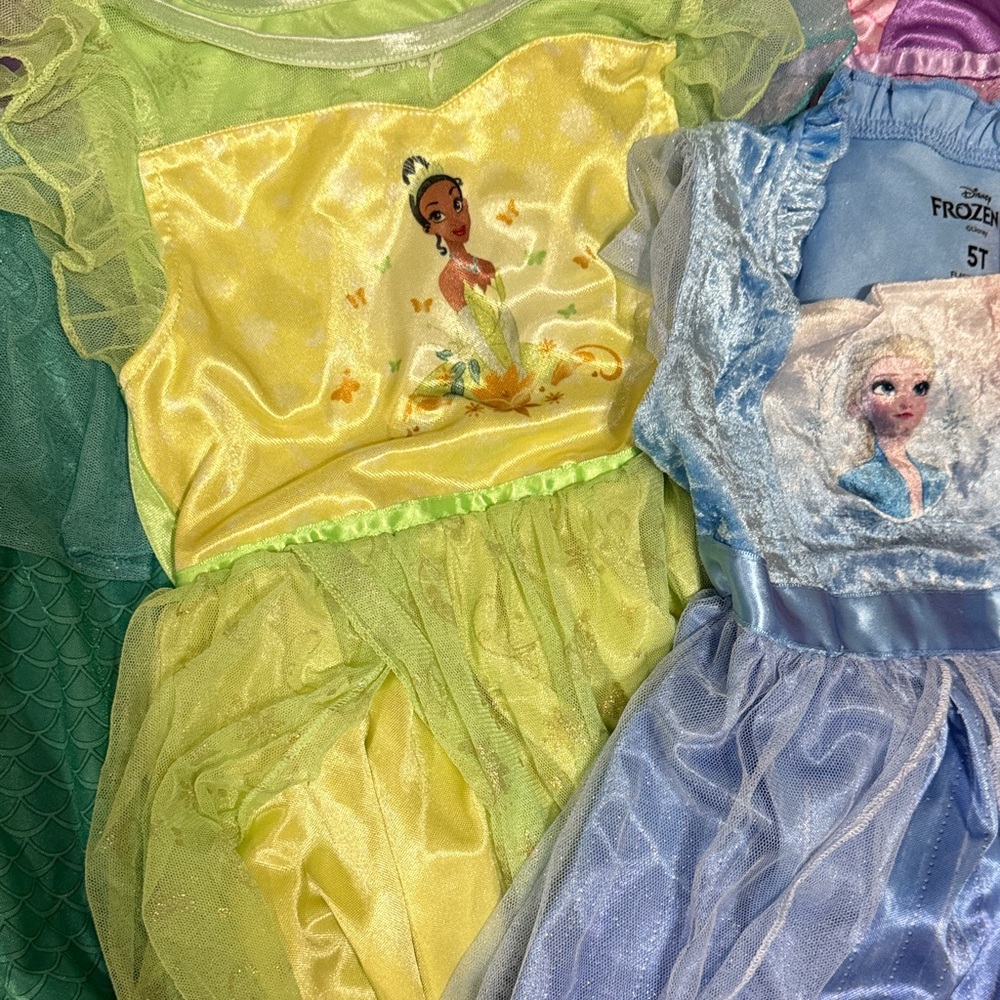 Disney Princess Kids Costume Dresses - Assorted Colors - Picture 3 of 15